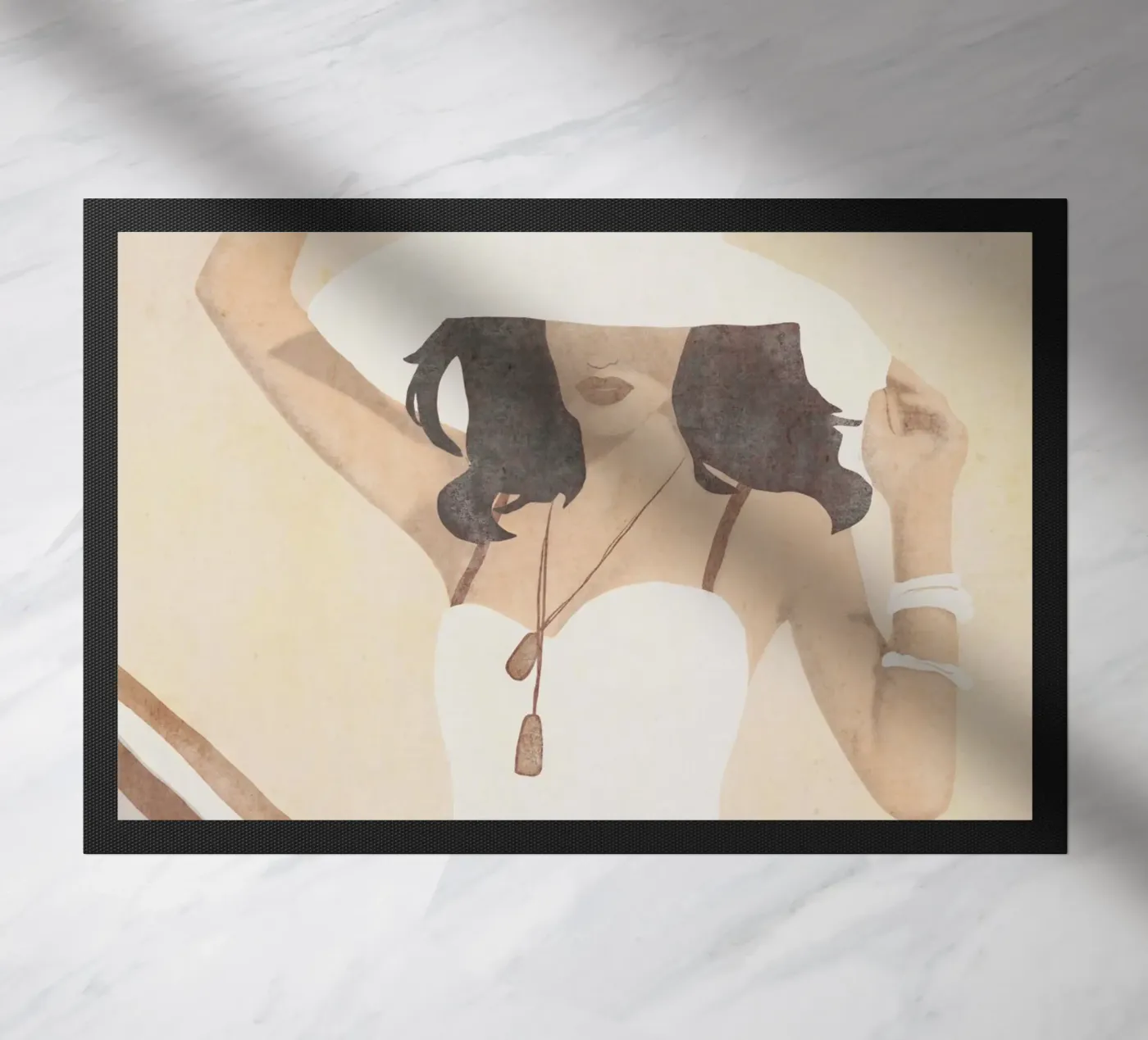 Beach Mood Fußmatte von LeaDArt