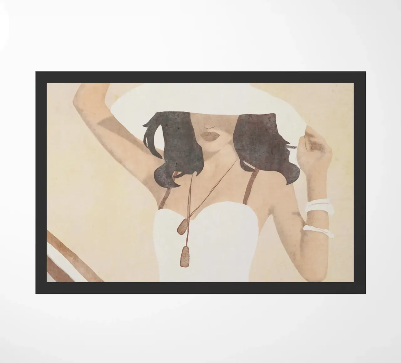 Strandstemming deurmat van LeaDArt