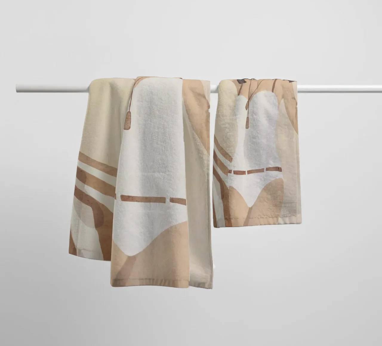 Strandstemming badhanddoek van LeaDArt