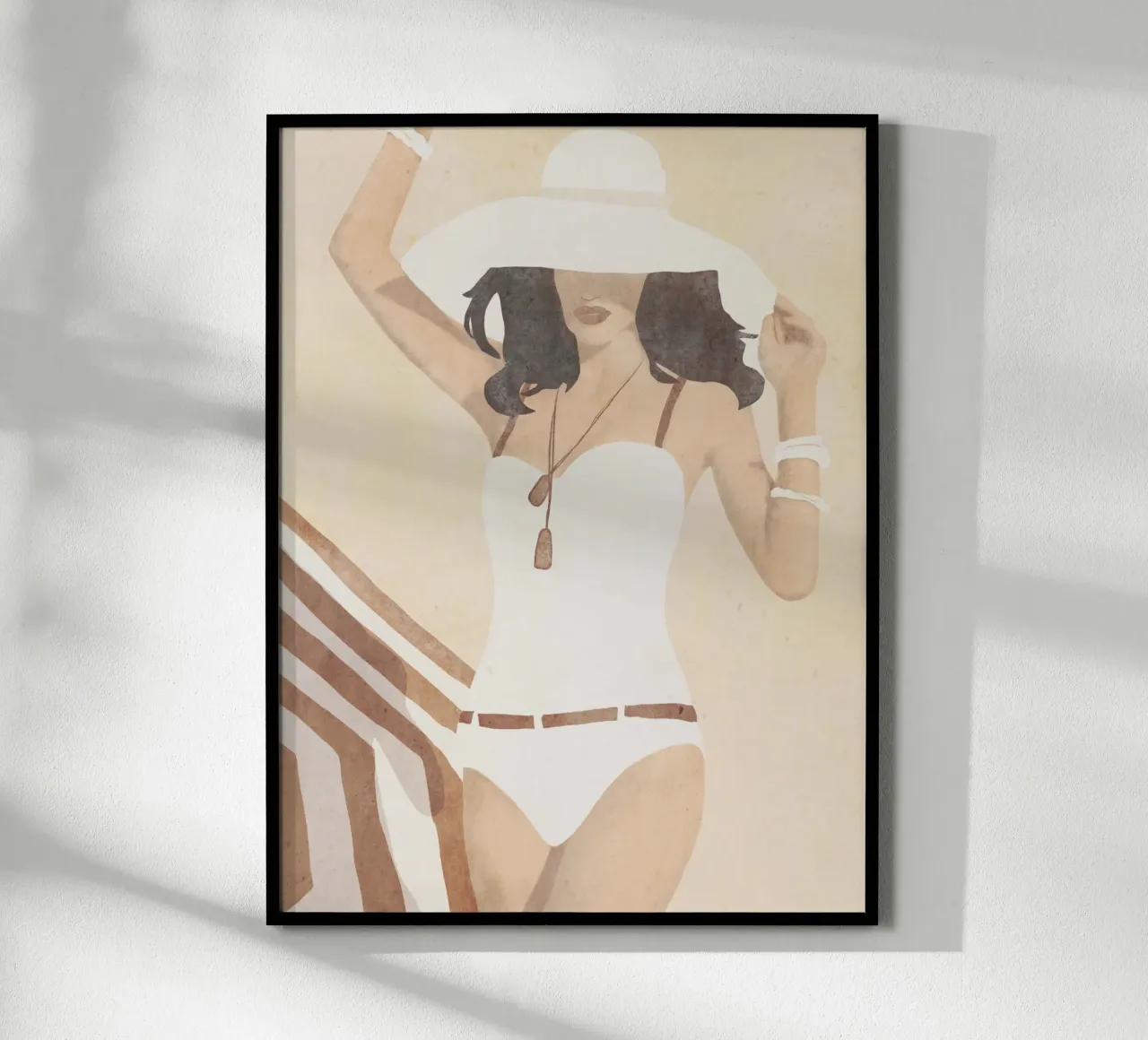 Stato d'animo della spiaggia poster da LeaDArt