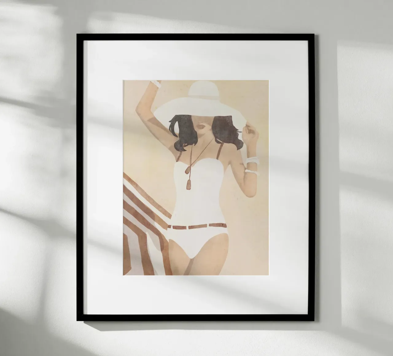Stato d'animo della spiaggia poster da LeaDArt