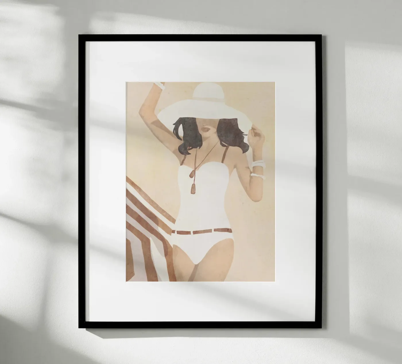 Strandstemming poster van LeaDArt