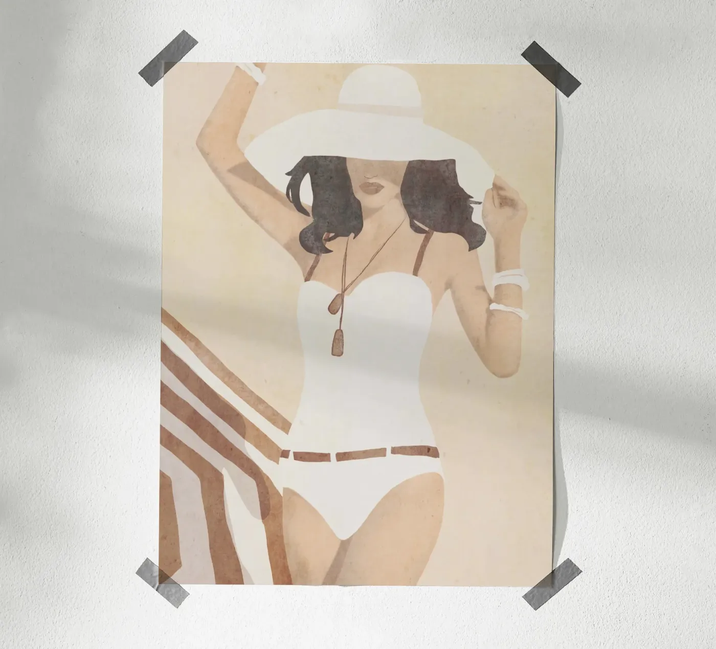 Strandstemming poster van LeaDArt