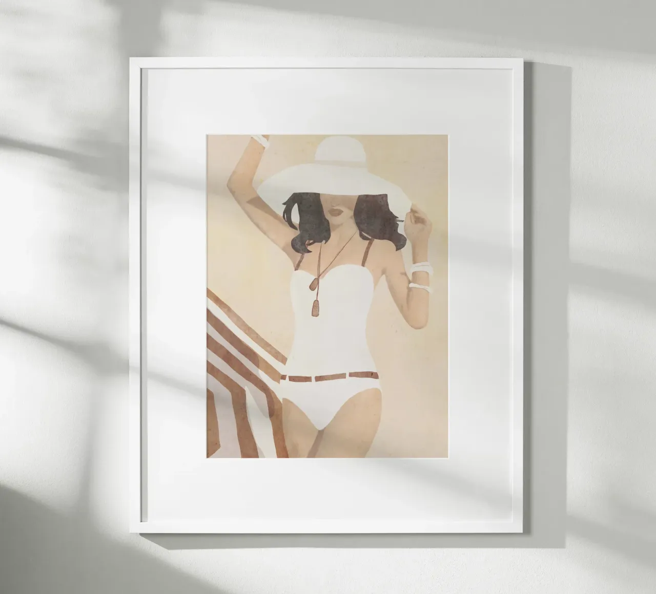 Stato d'animo della spiaggia poster da LeaDArt
