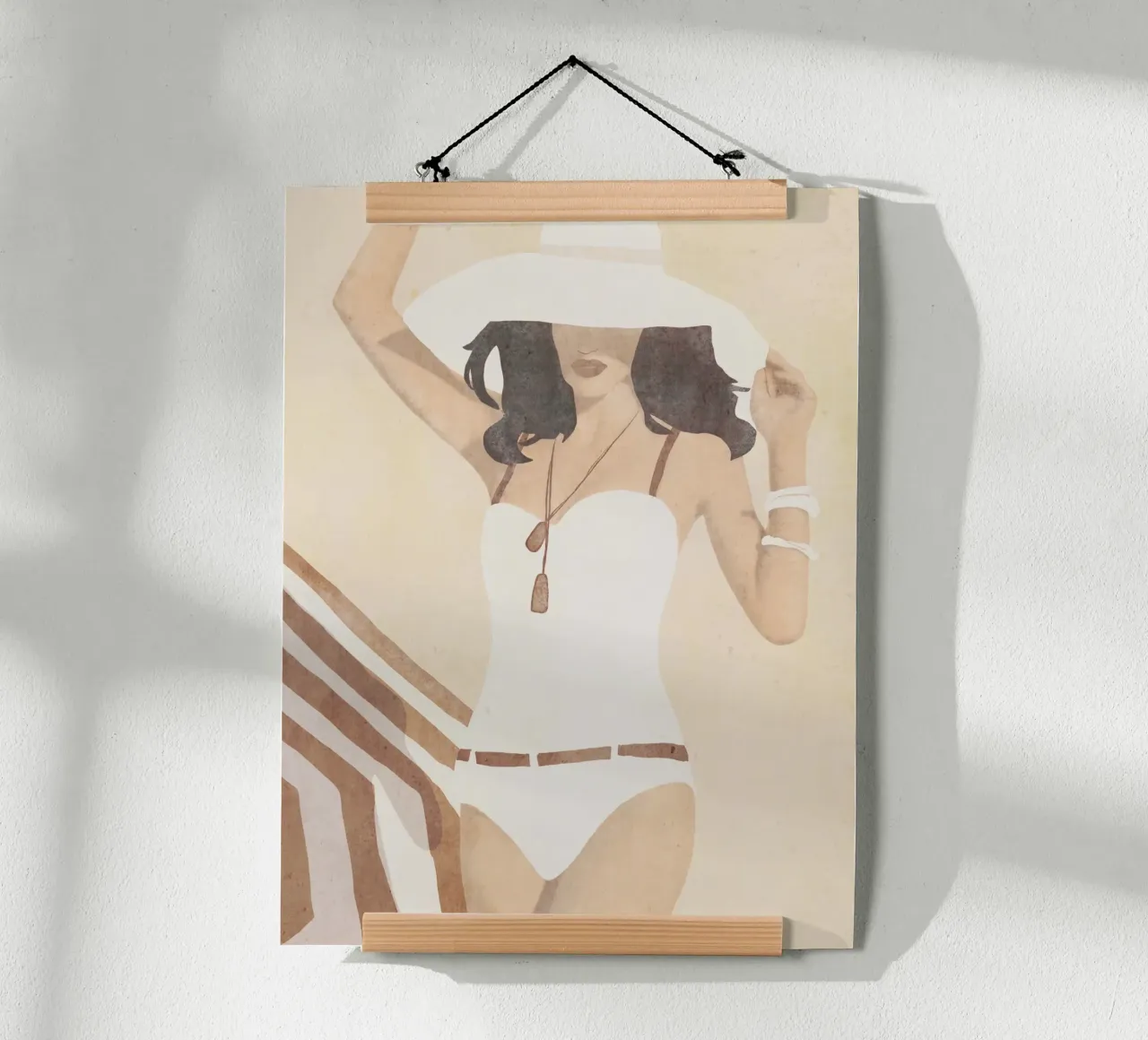 Stato d'animo della spiaggia poster da LeaDArt