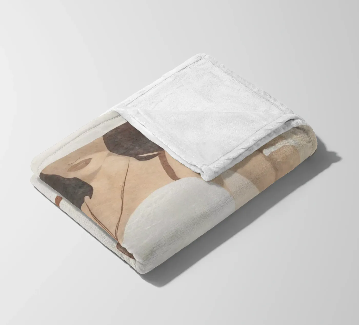 Beach Mood fleece blanket by LeaDArt