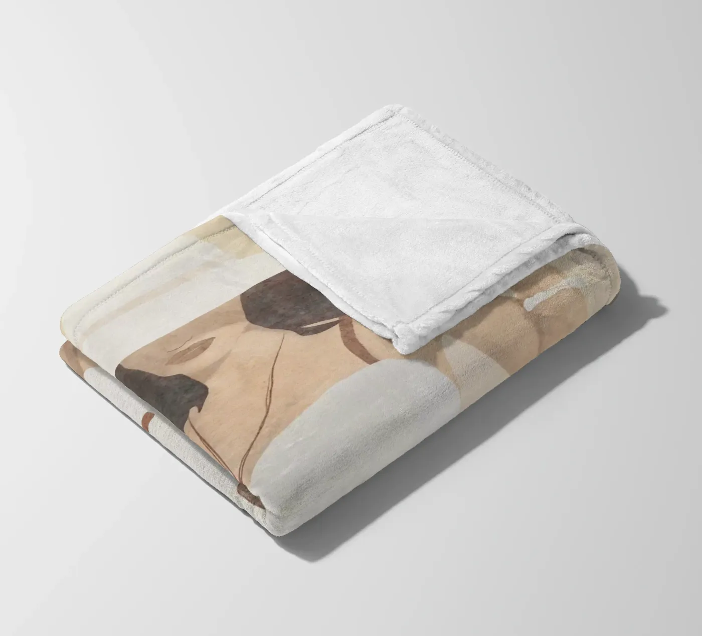 Beach Mood fleece blanket by LeaDArt