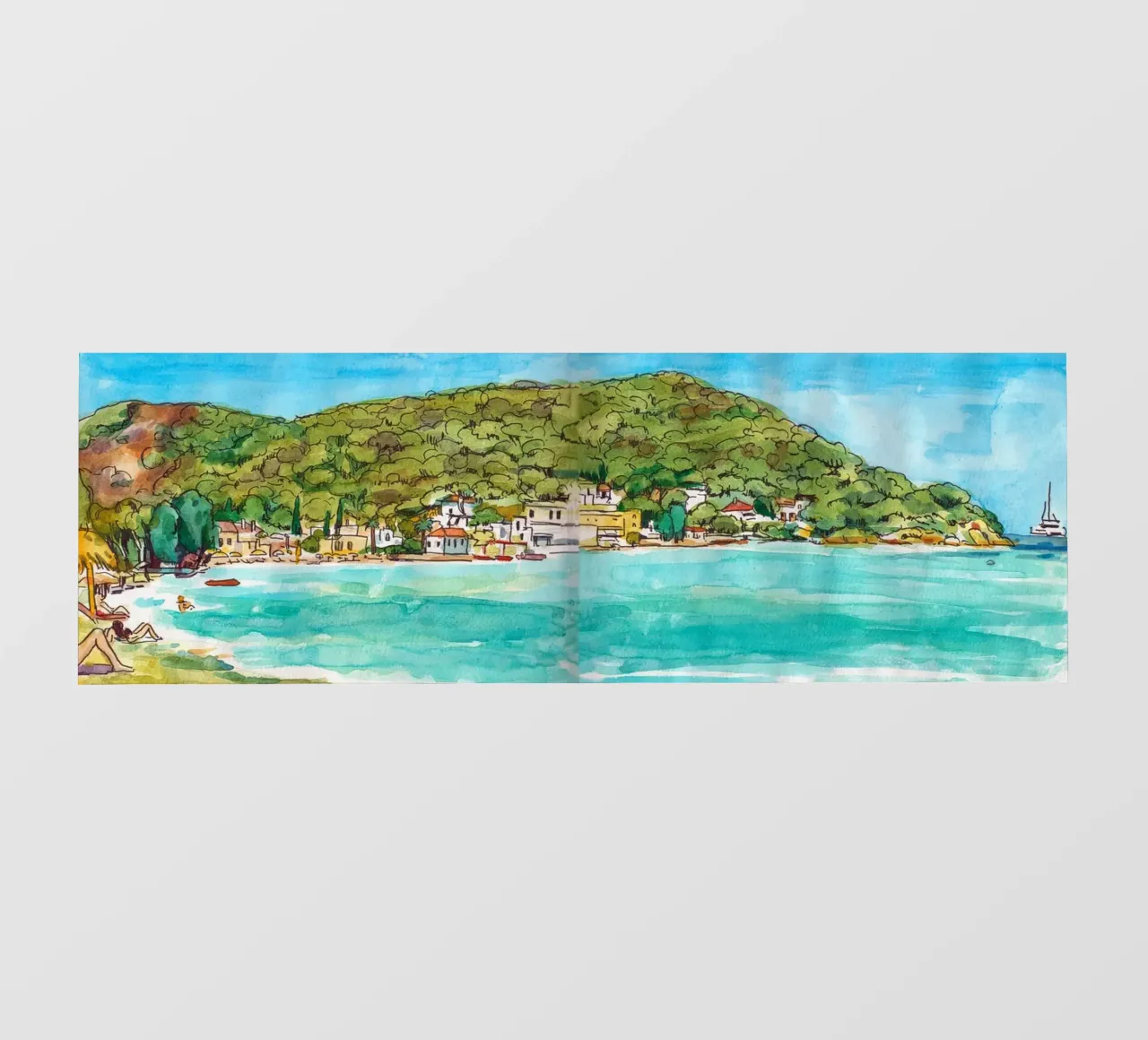 Askeli beach telo in pvc da C.WILL