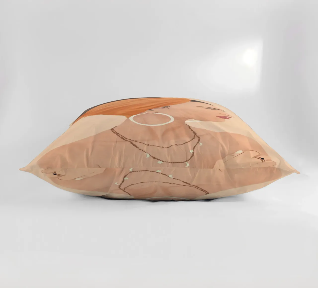 Audace in arancione cuscino da LeaDArt