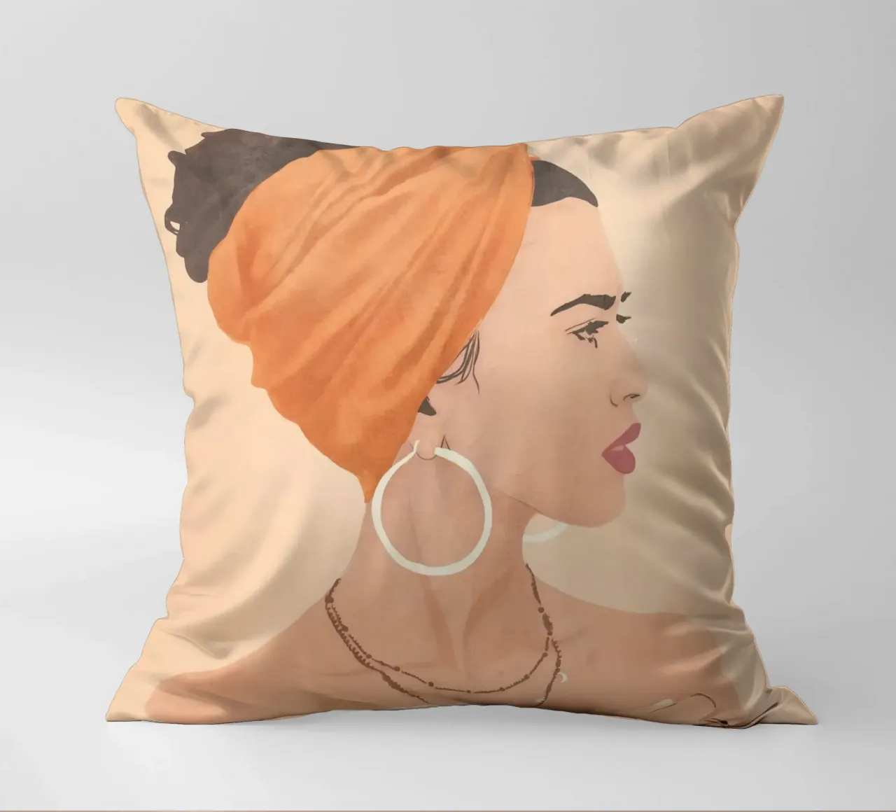Audace in arancione cuscino da LeaDArt