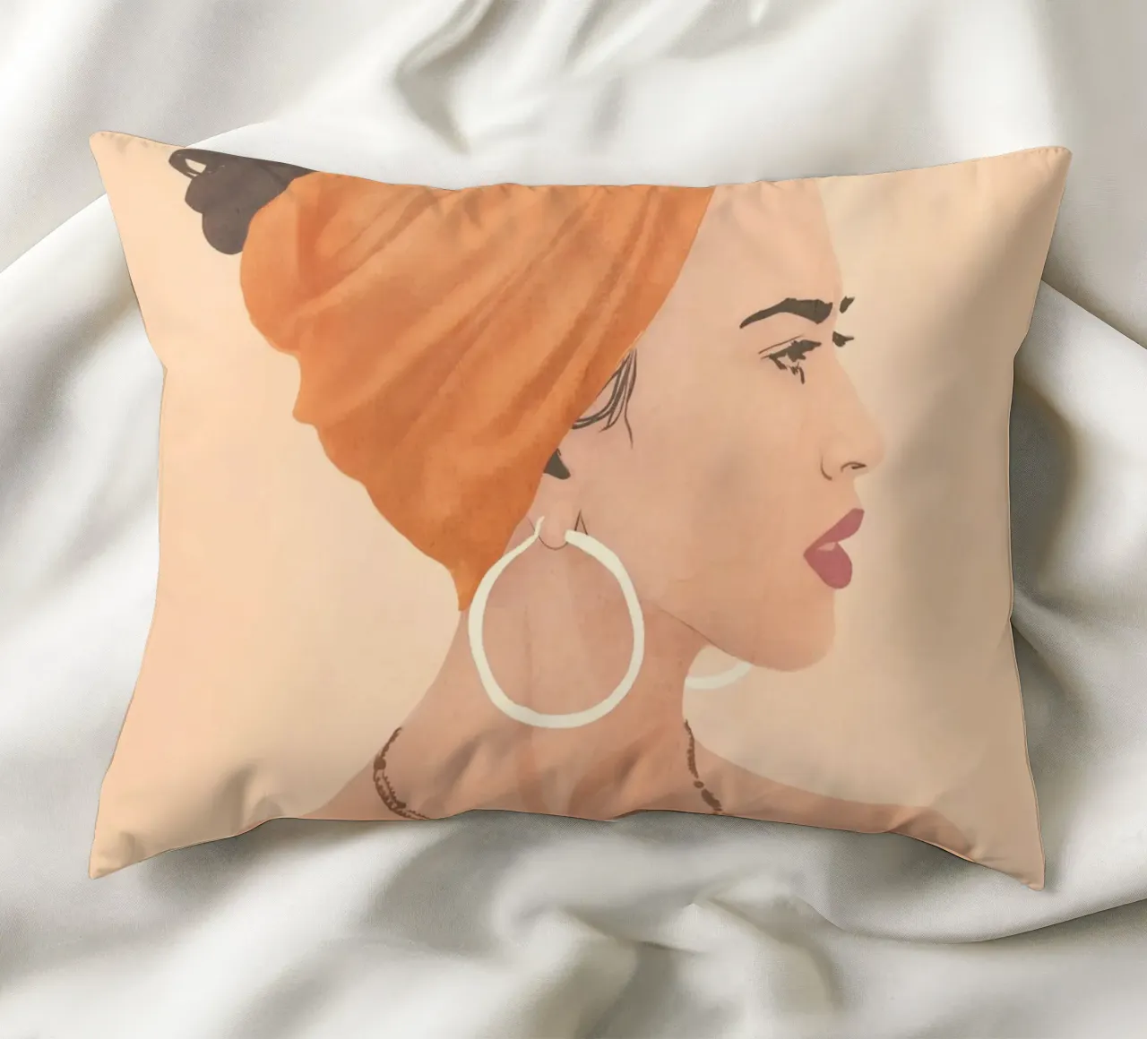 Audace in arancione cuscino da LeaDArt