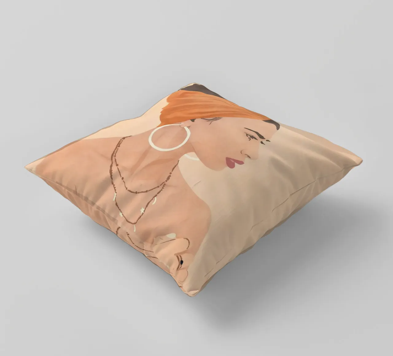 Audace in arancione cuscino da LeaDArt