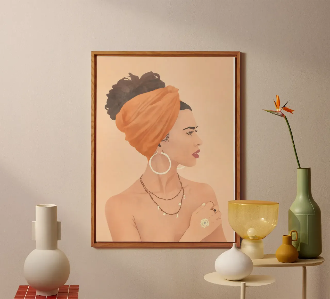 Audace in arancione alluminio dibond da LeaDArt