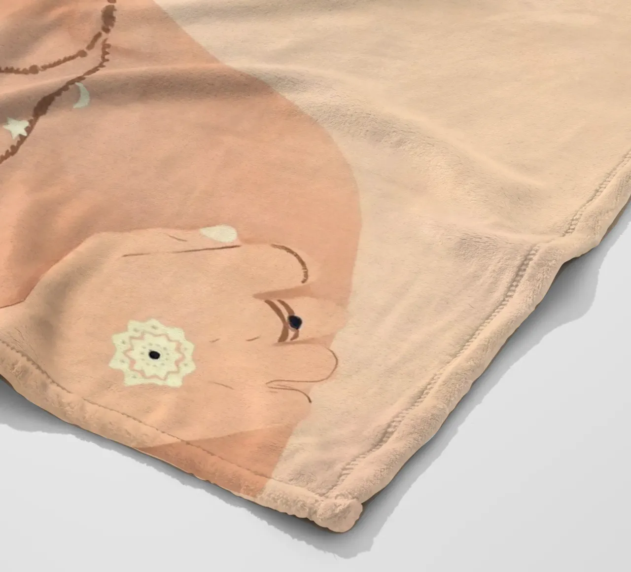 Audace in arancione coperta in pile da LeaDArt