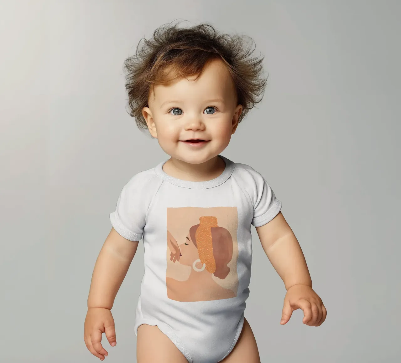 Il tocco gentile 2 body neonato maniche corte da LeaDArt