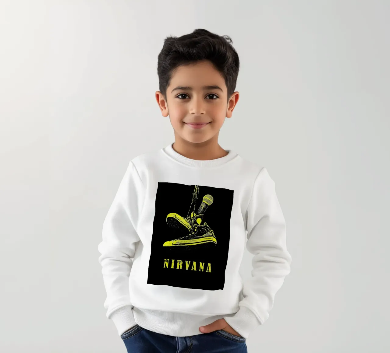 Nirvana 4 Art felpa bambino da music soul