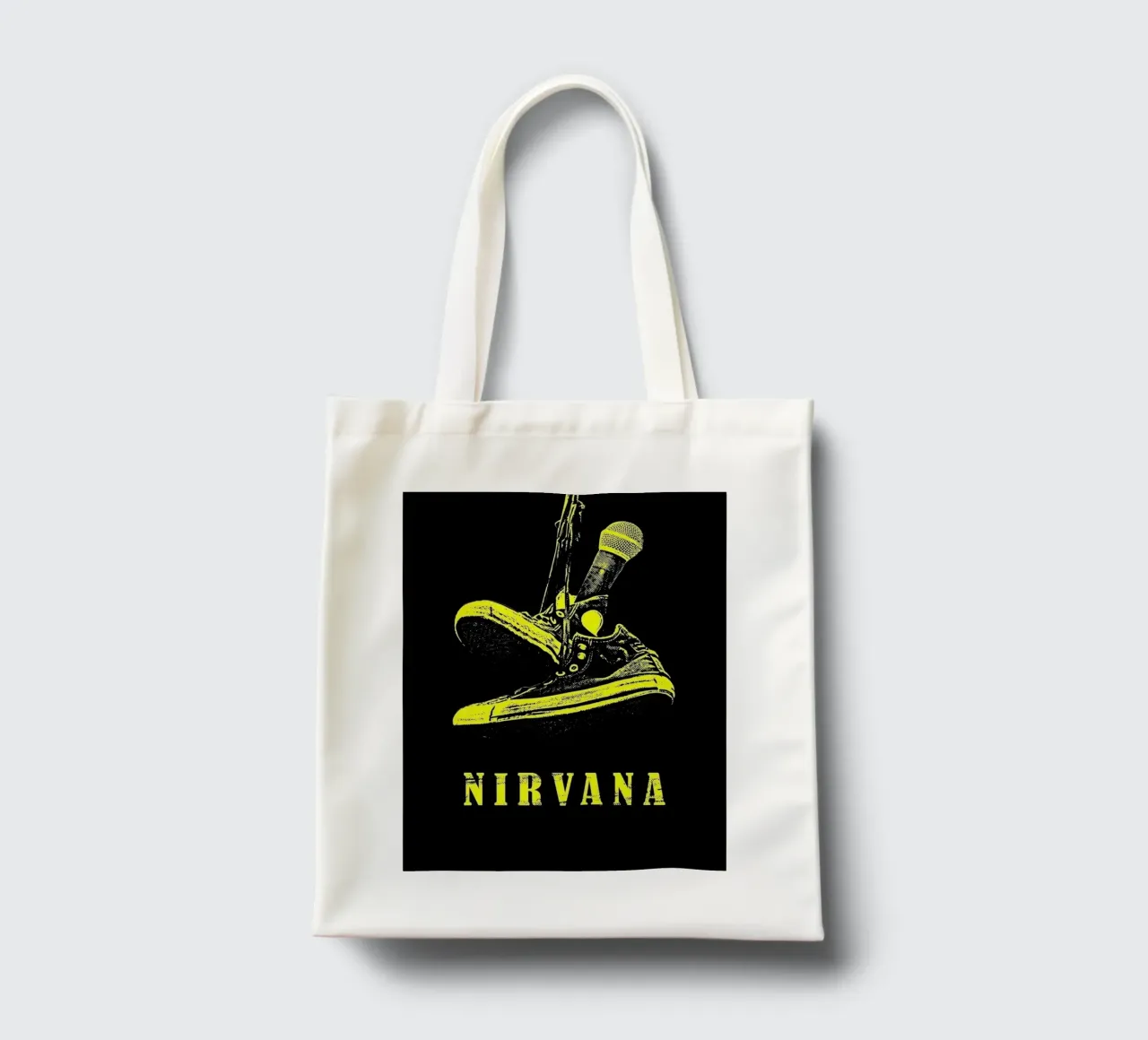 Nirvana 4 Art borsa in juta da music soul