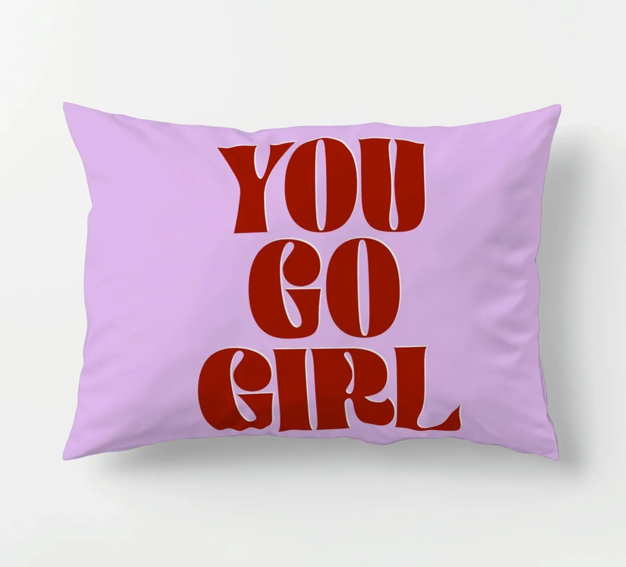 You Go Girl decorative cushion by Ayleen