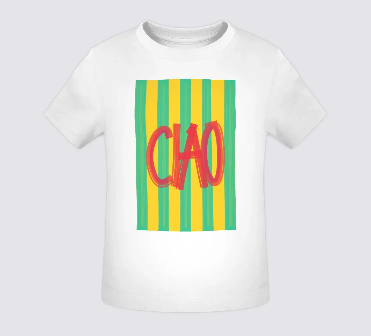 Ciao pennellata maglietta neonato da QuooodZ by MooodzArt