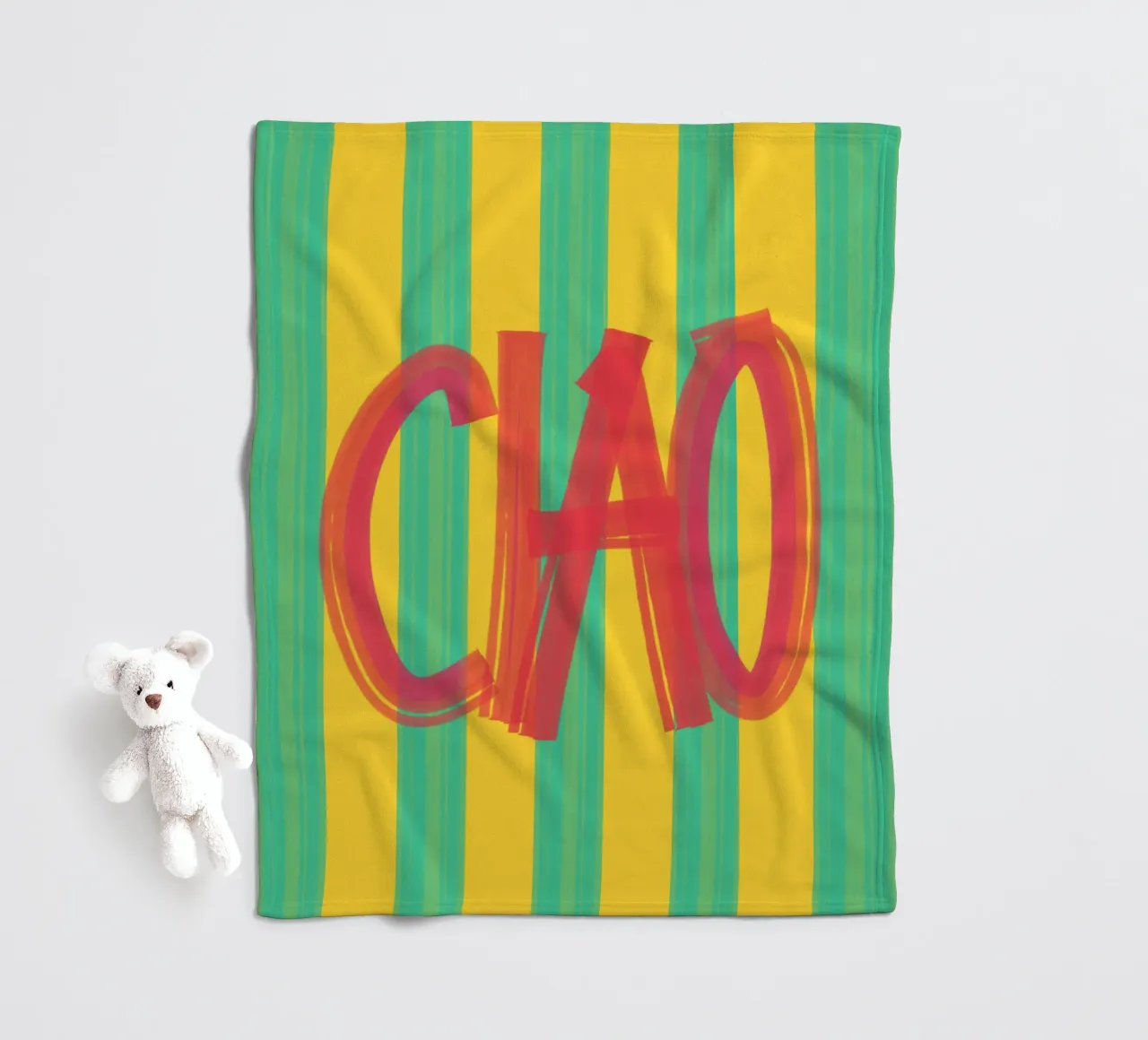 Ciao pennellata coperta in pile da QuooodZ by MooodzArt