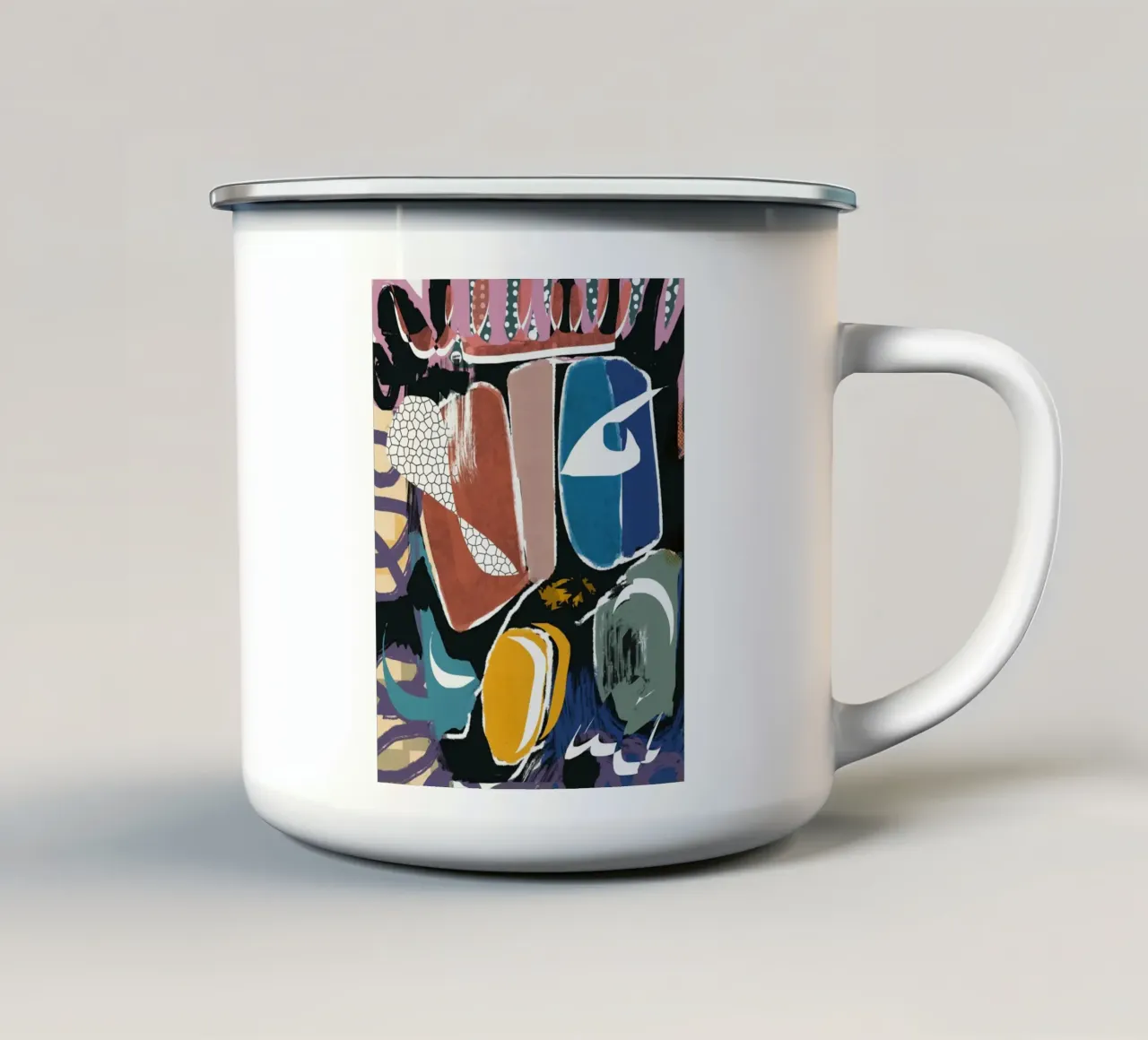 Massimalista 04 tazza in smalto da Little Dean
