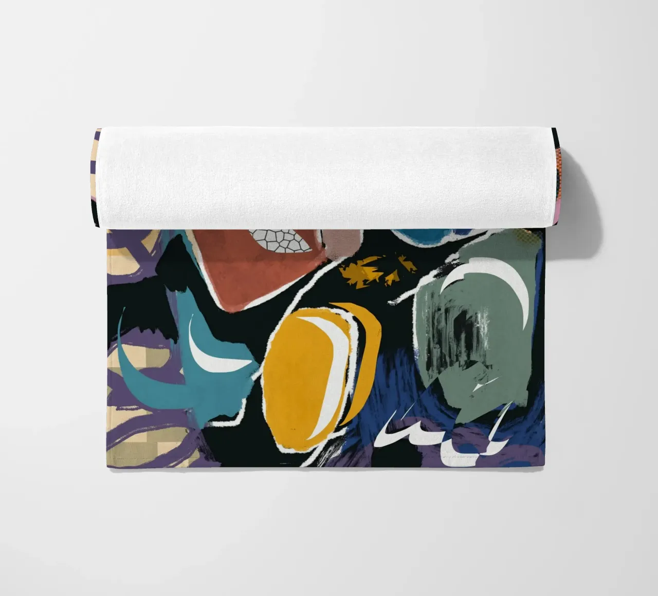 Maximalist 04 beach towel by Little Dean