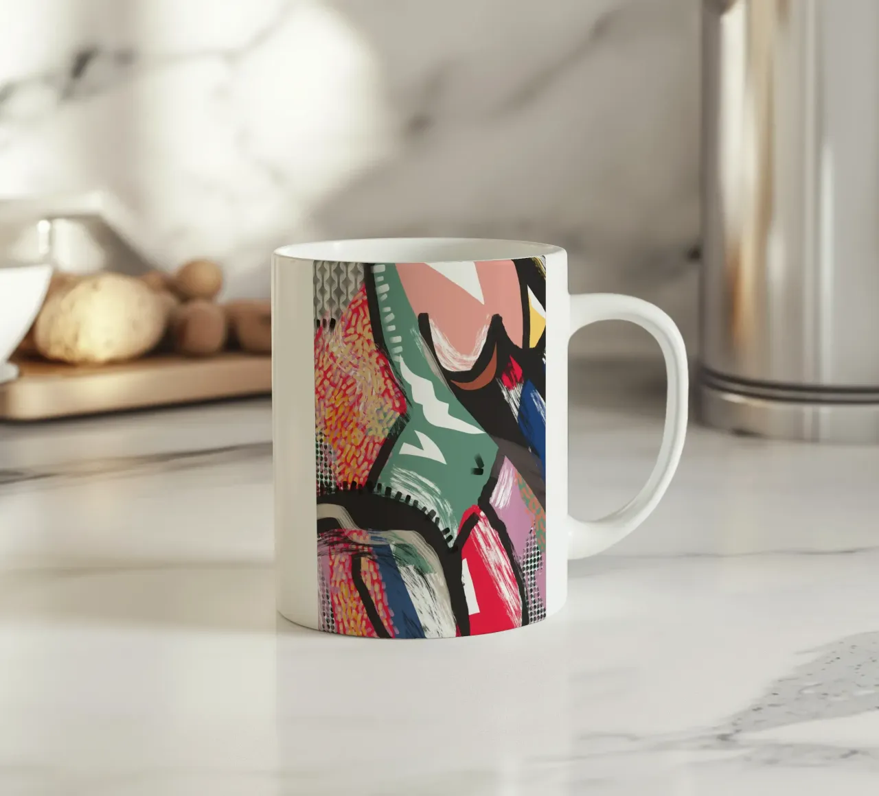 Astrazione 04 tazza in ceramica da Little Dean
