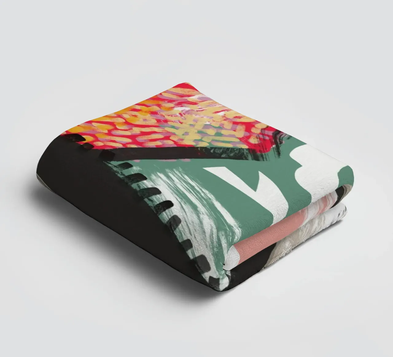 Abstraction 04 towel by Little Dean