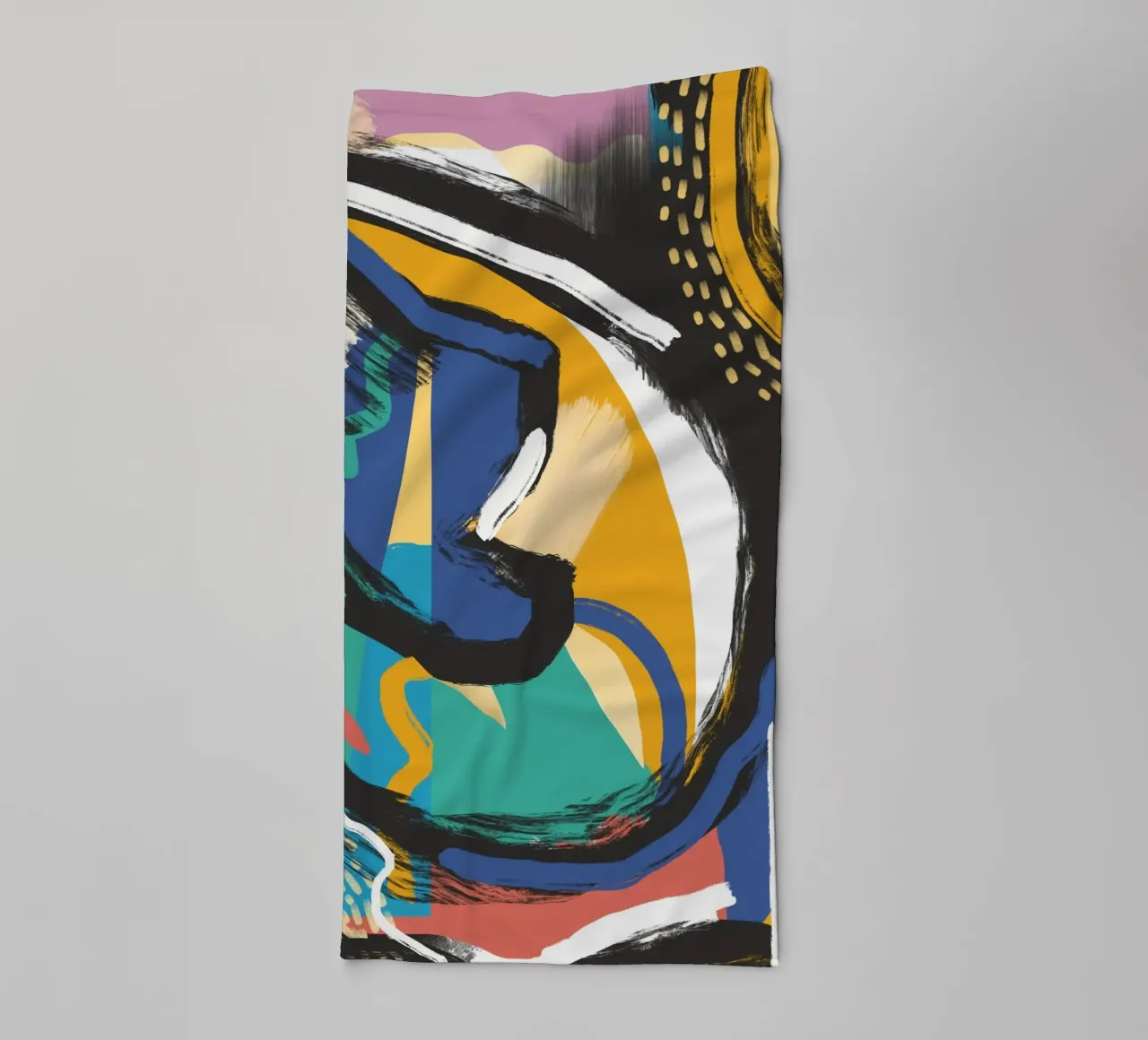 Abstraction 05 towel by Little Dean