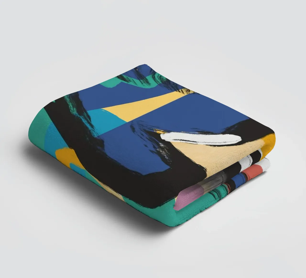 Abstraction 05 towel by Little Dean