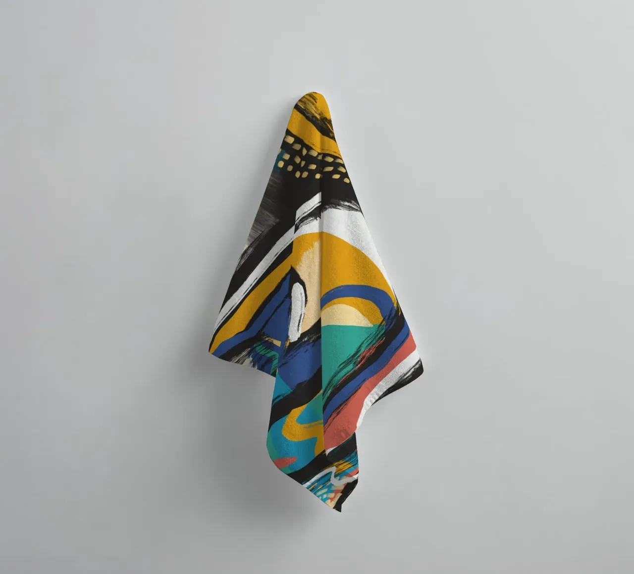 Abstraction 05 towel by Little Dean