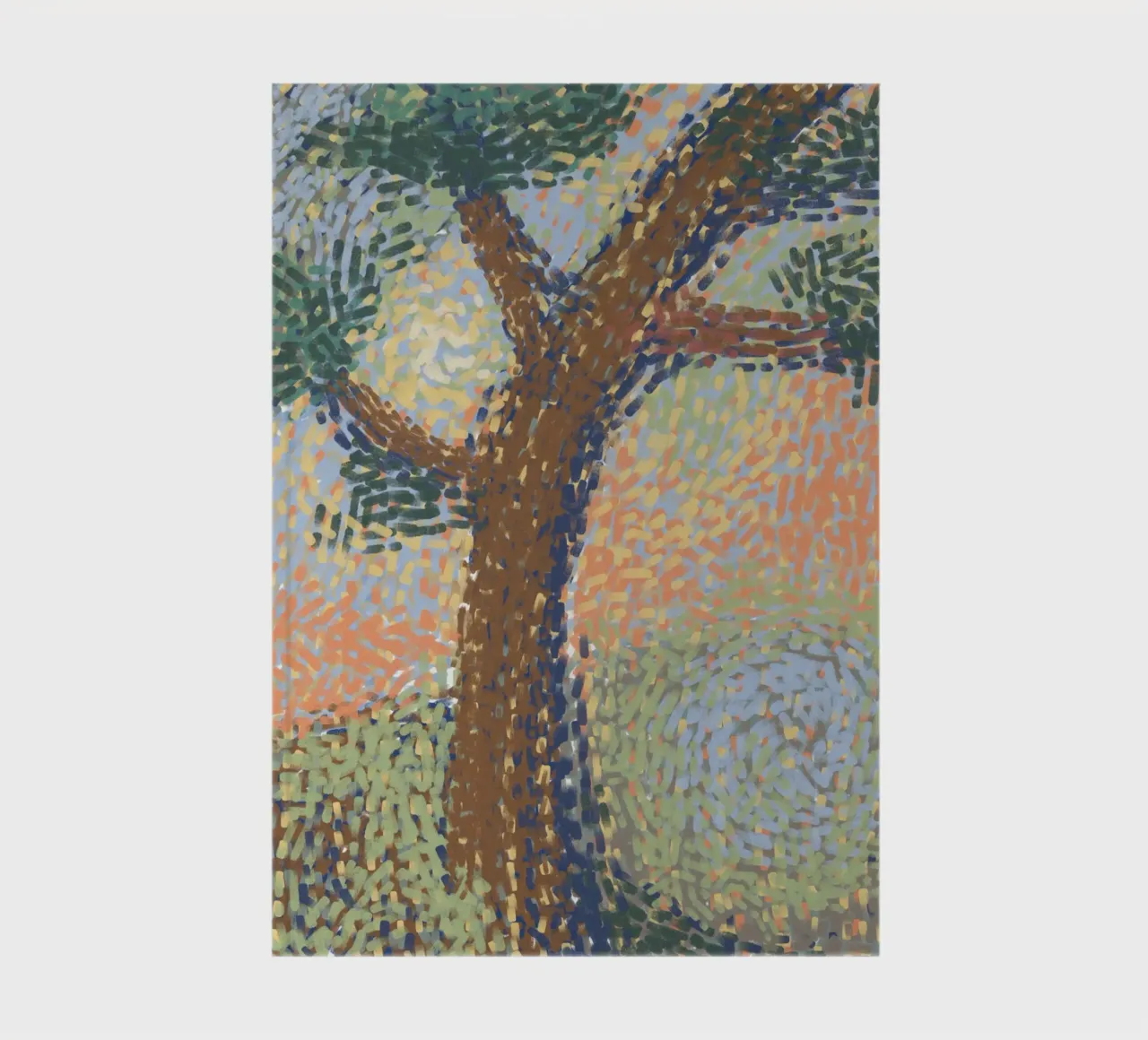 Dotted tree notebook by Little Dean