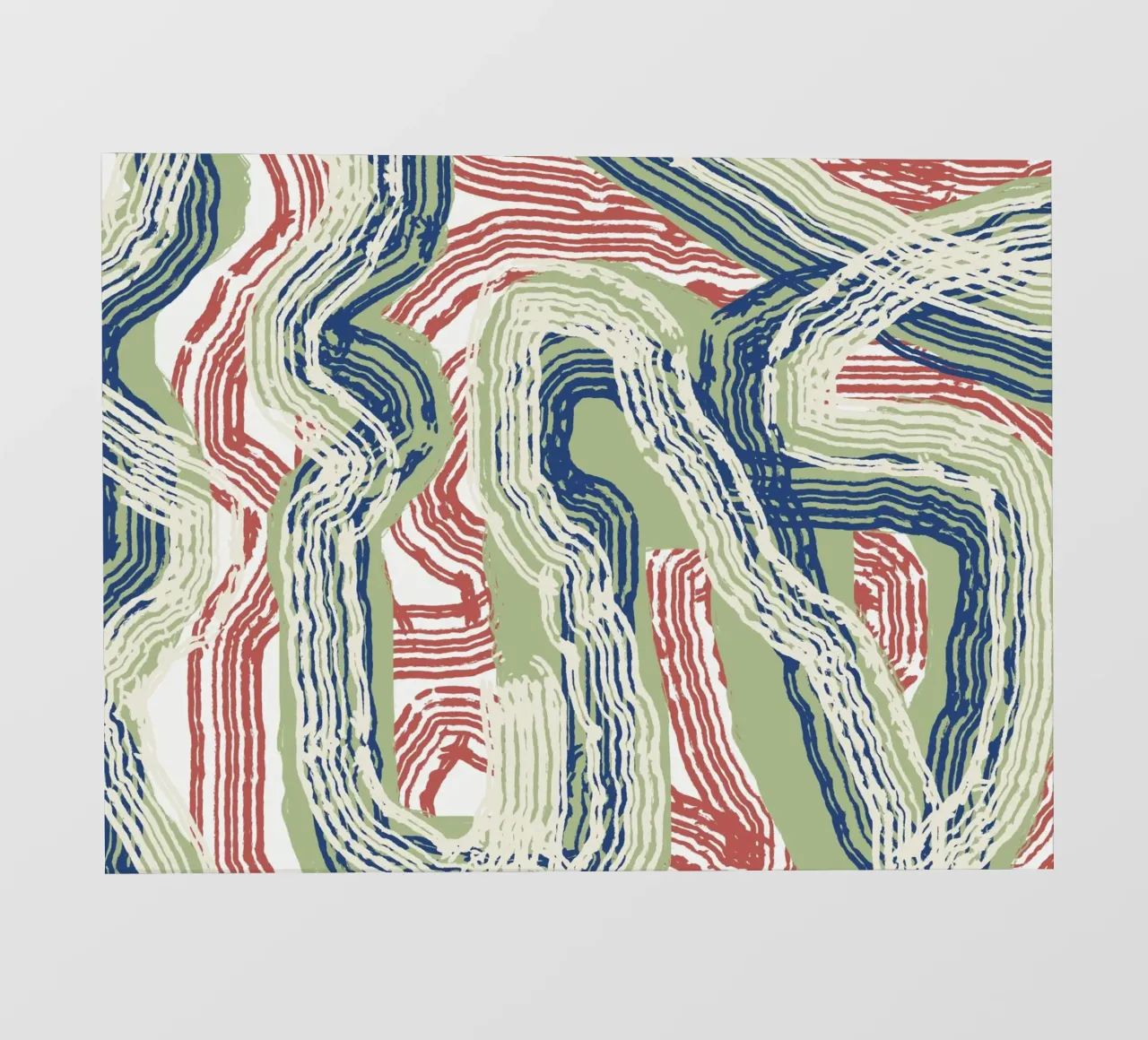 Astrazione delle linee 06 telo in pvc da Little Dean