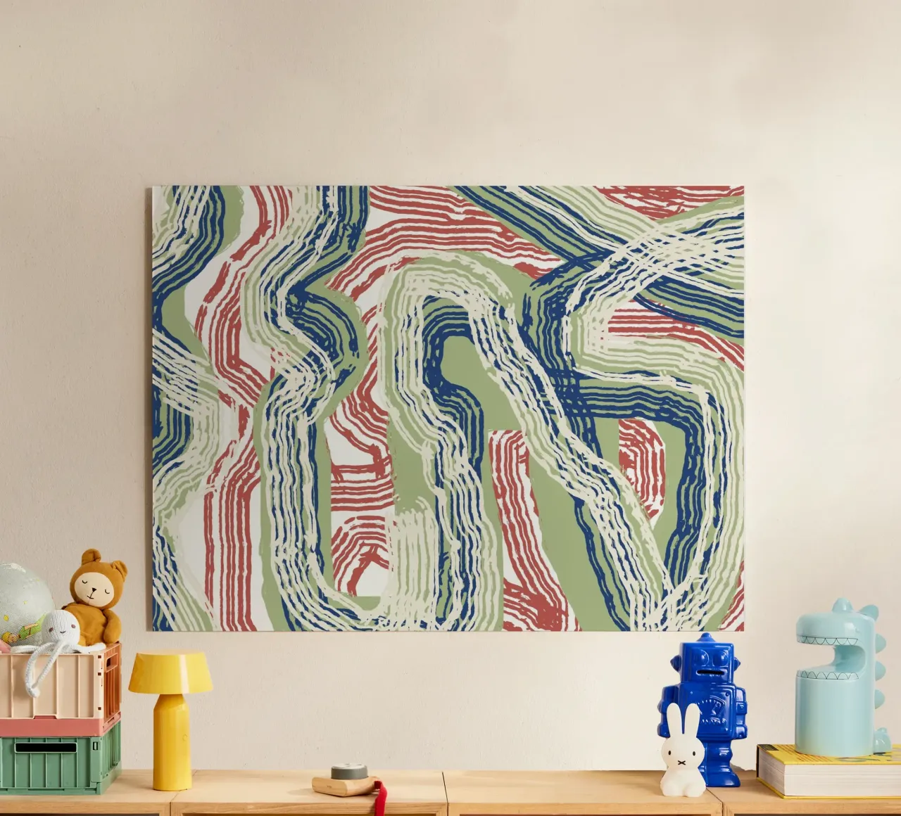 Astrazione delle linee 06 plexiglass da Little Dean