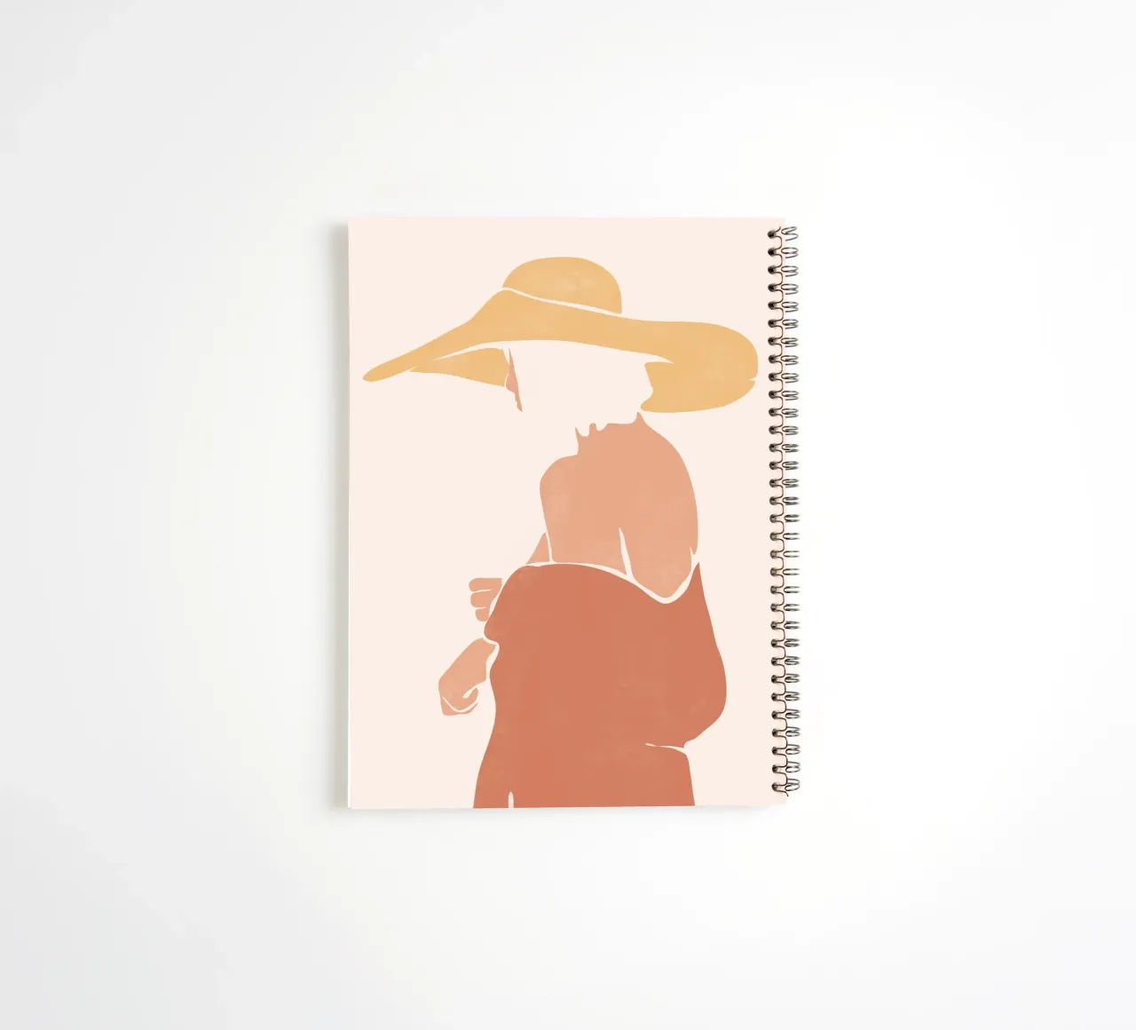 Golden Hat spiral notebook by LeaDArt