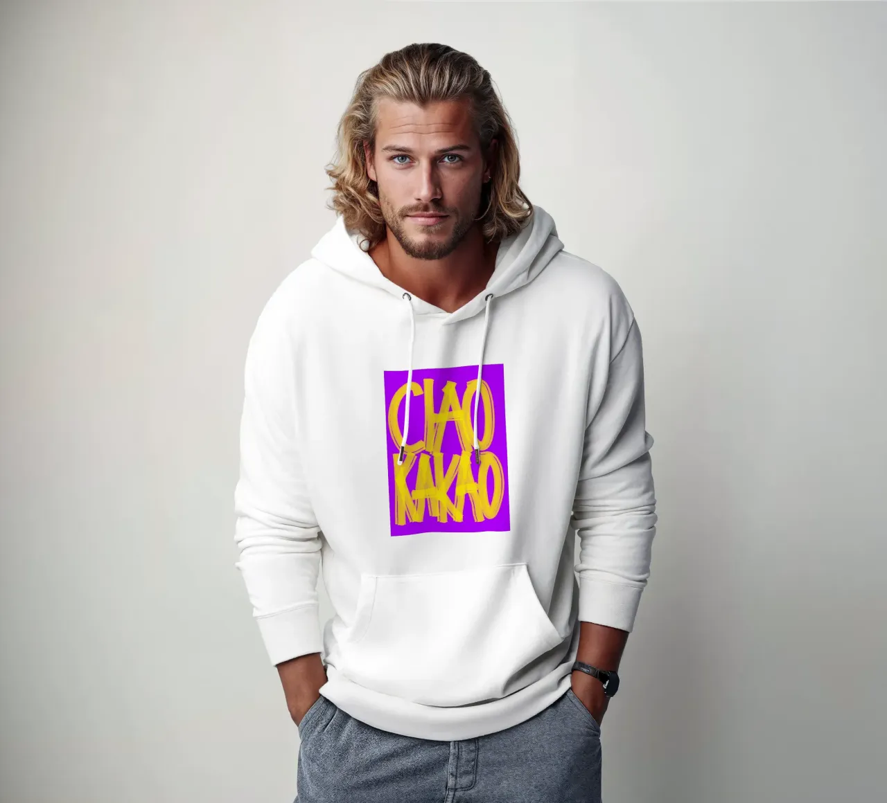 Ciao Kakao felpa con cappuccio da Studio Mooodz