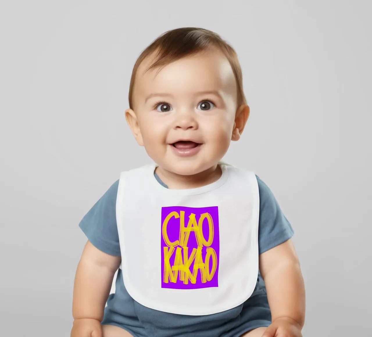 Ciao Kakao bavaglino da Studio Mooodz