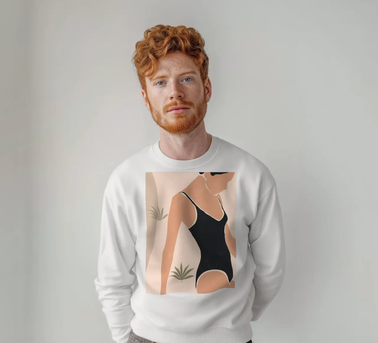 Nuoto botanico felpa da LeaDArt