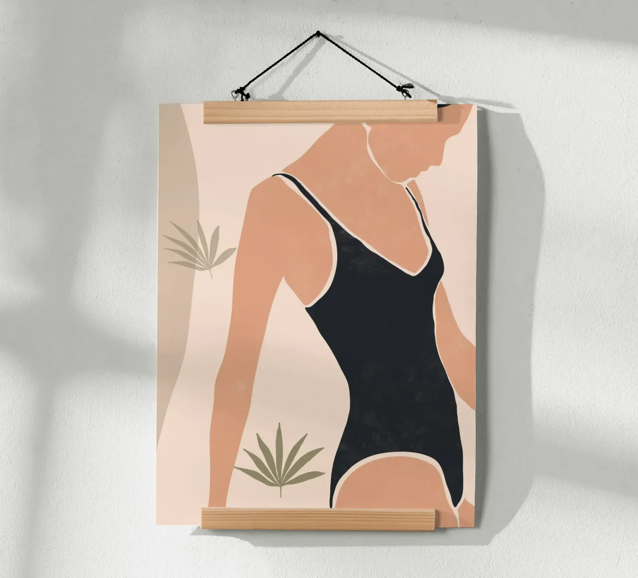 Nuoto botanico carta hahnemühle da LeaDArt