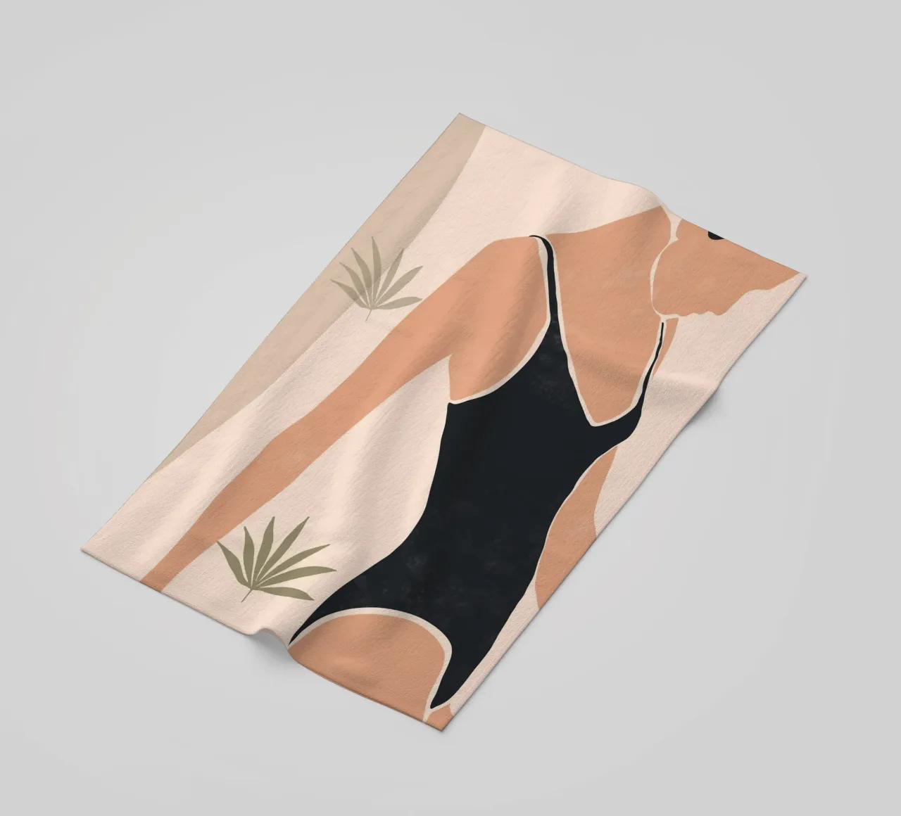 Nuoto botanico telo mare da LeaDArt