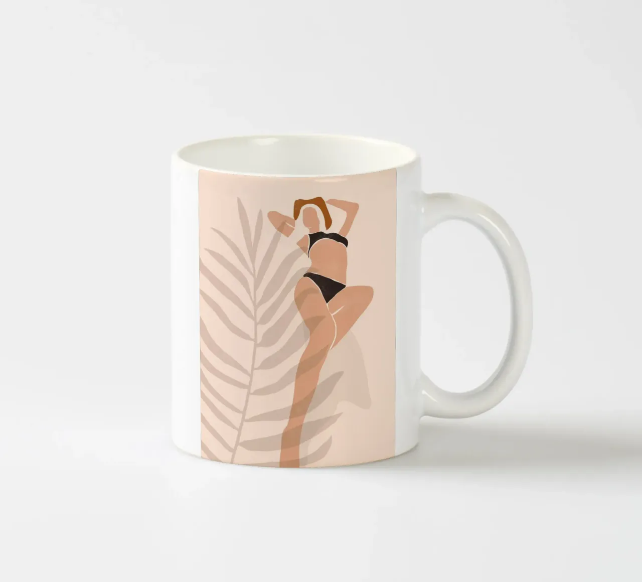 Ombra di palma tazza in ceramica da LeaDArt