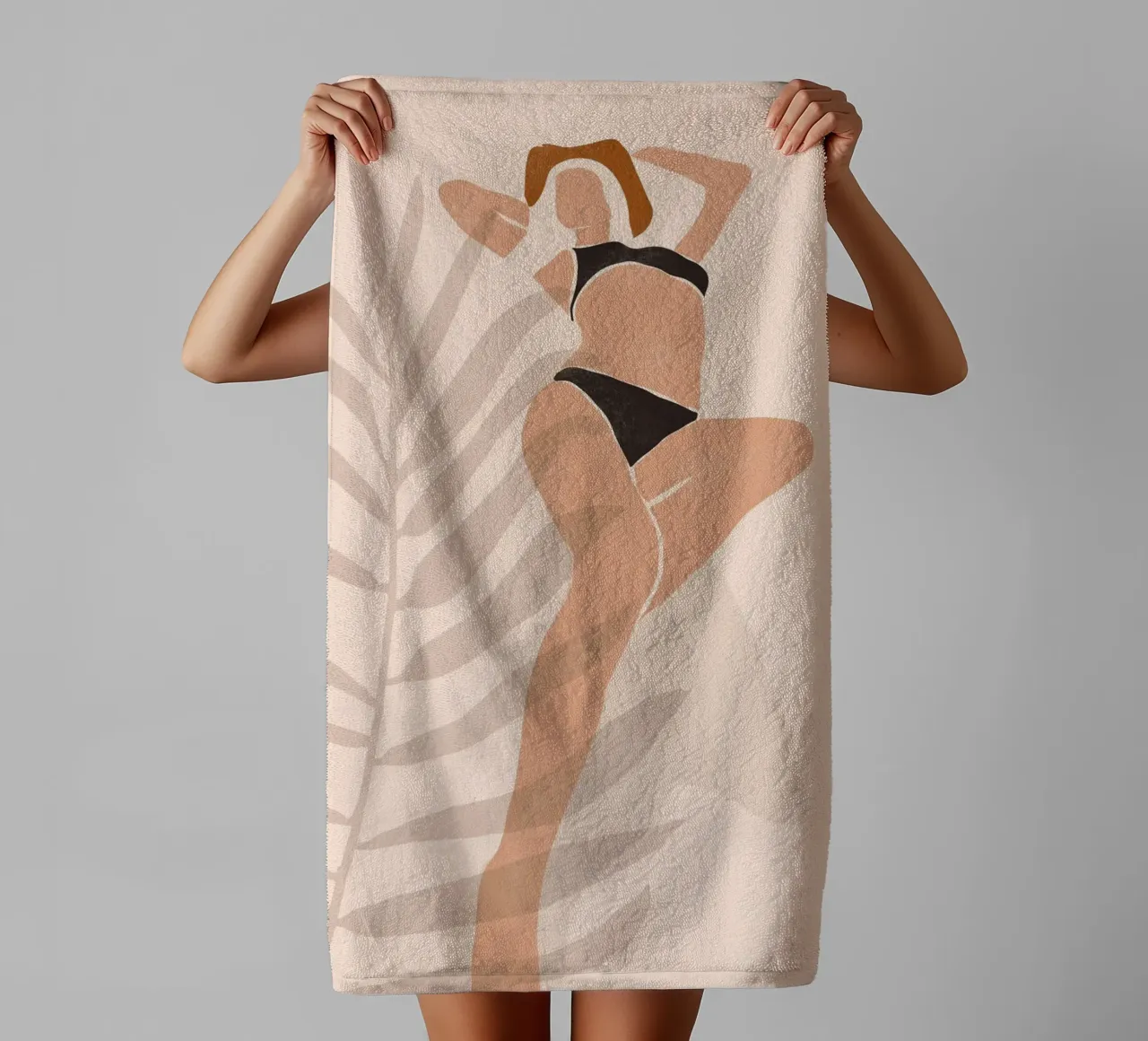 Palm Shade towel by LeaDArt