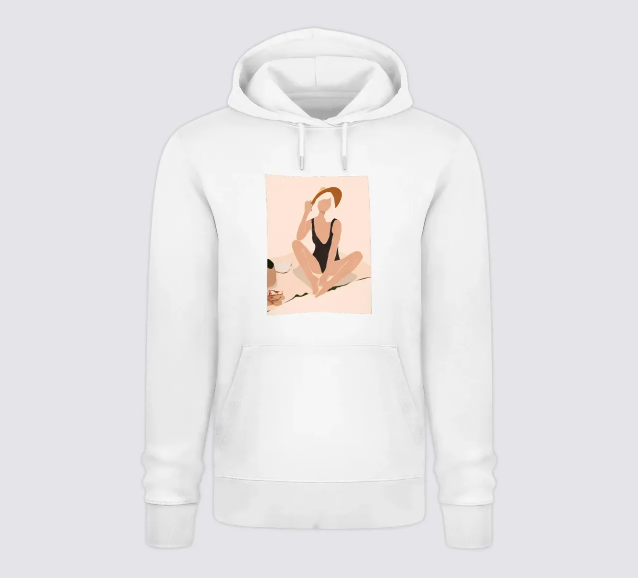 Pausa in spiaggia felpa con cappuccio da LeaDArt