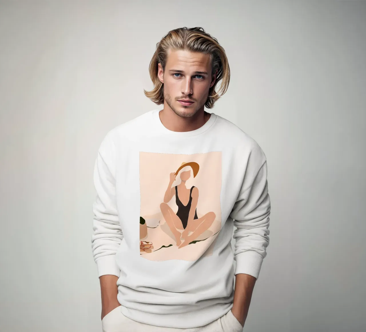 Pausa in spiaggia felpa da LeaDArt