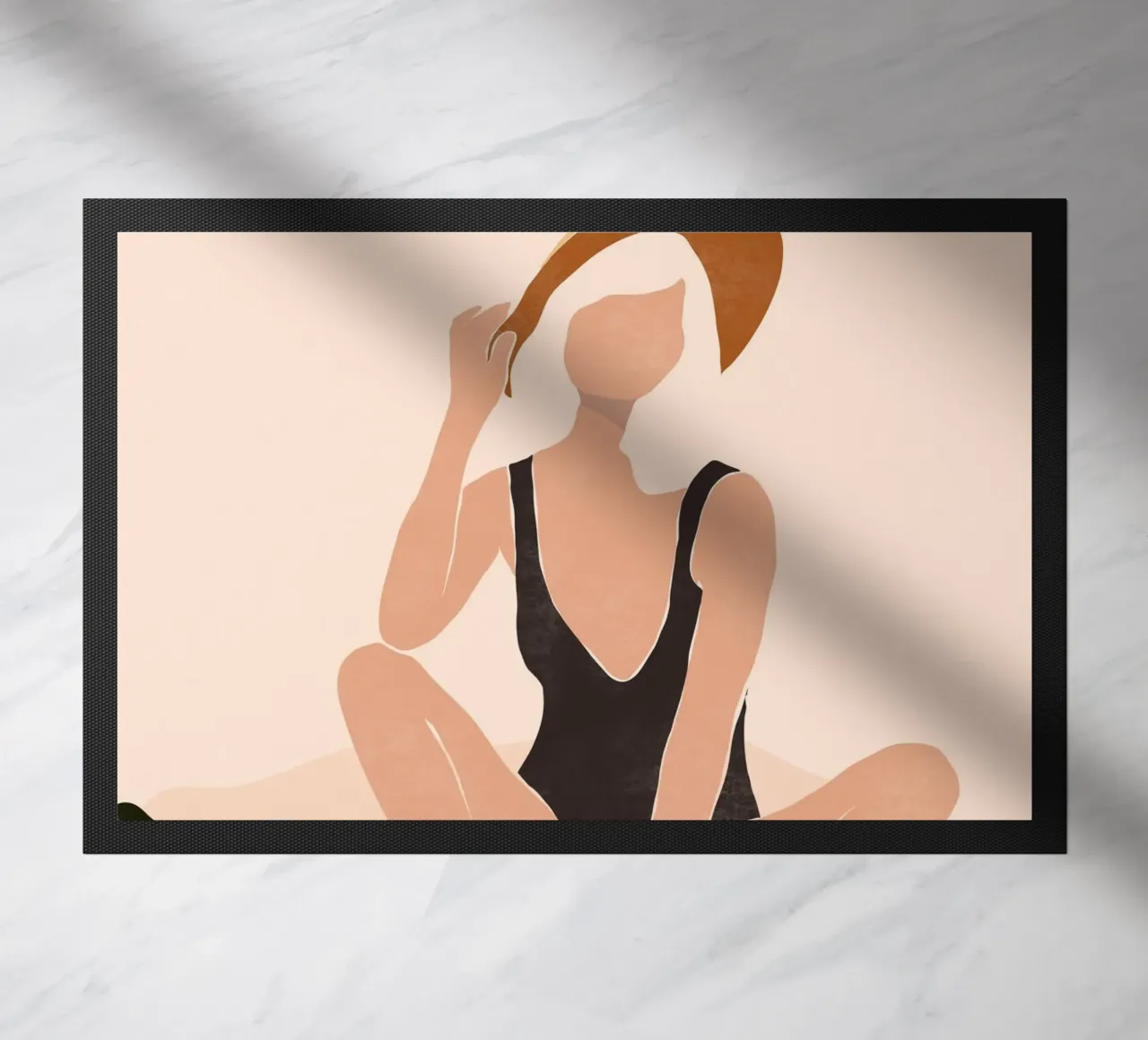 Pausa in spiaggia zerbino da LeaDArt