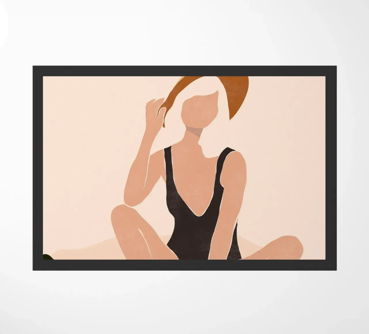 Pausa in spiaggia zerbino da LeaDArt