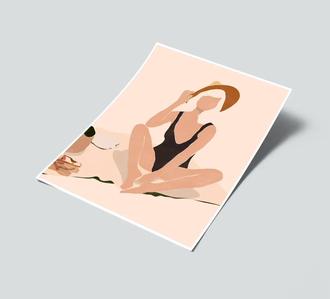 Strandpause Stickerbogen von LeaDArt