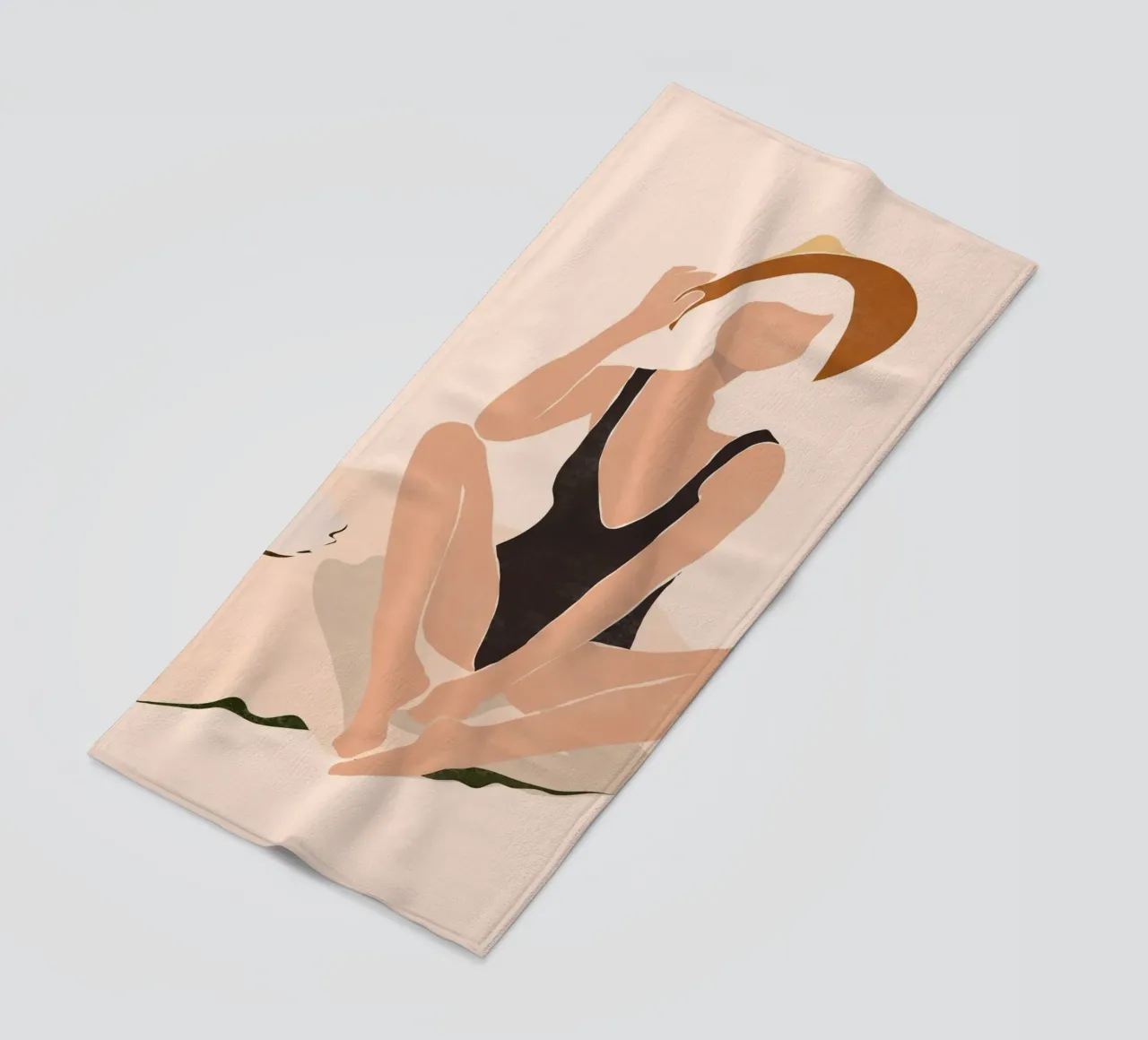 Pausa in spiaggia telo mare da LeaDArt