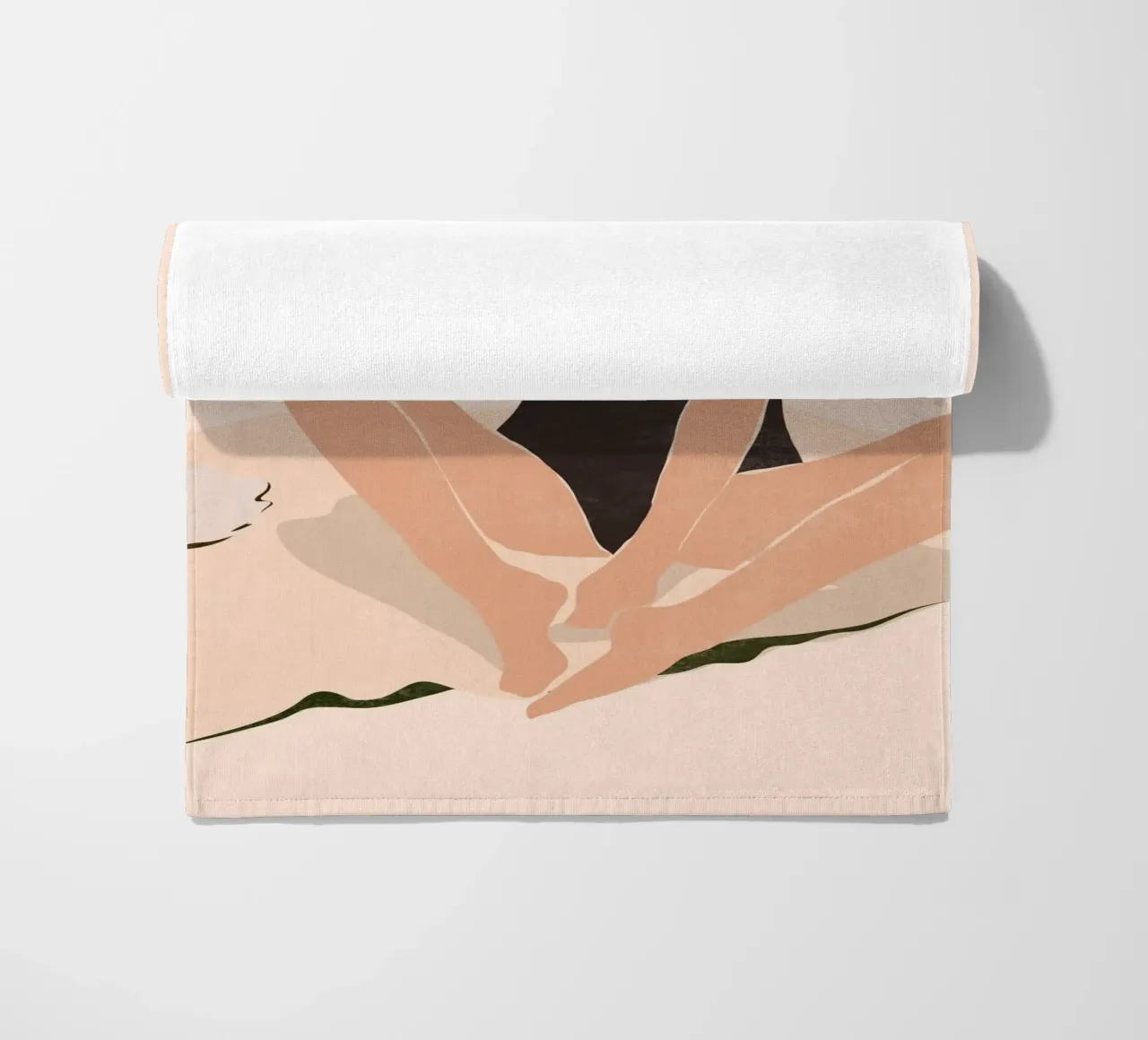 Pausa in spiaggia telo mare da LeaDArt