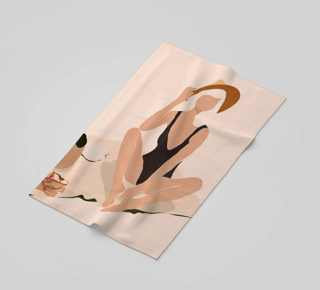 Pausa in spiaggia telo mare da LeaDArt